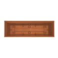 thumbnail image 5 of Bloem Dayton 24" Terra Cotta Recycled Plastic Rectangle Window Box Planter with Saucer Tray for Indoor and Outdoor Gardening, 5 of 5