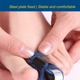 thumbnail image 2 of Scheam 4 Pieces Toe Straightener, Toe Corrector Claw Hammer Toe Straightener Toe Straightener Fixation Corrector Strap(Blue), 2 of 8