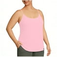 thumbnail image 4 of ShiShine Plus Size Camisole for Women Sleeveless Crew Neck Spaghetti Strap Cami Tank Top Undershirts, 4 of 7