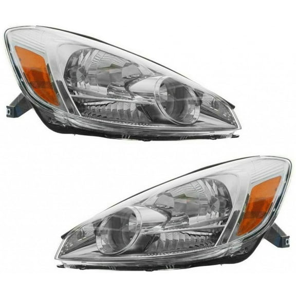 For Toyota Sienna 2004 2005 Headlight Assembly Pair Driver and Passenger Side w/Bulbs For TO2502150 TO2503150