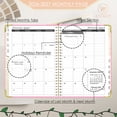 thumbnail image 2 of 2026-2027 Planner Academic Planner Calendar Notebook(Jul.2026-Jun.2027,6.3"x8.5")Weekly Monthly Planner Perfect for Office Schedule Academic Supplies, 2 of 7