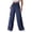 Navy, variant on Cargo Pants Women High Waisted Casual Quick Dry Trousers Loose Fit Stretchy Wide Leg Pants with Pockets Travel Y2K Streetwear
