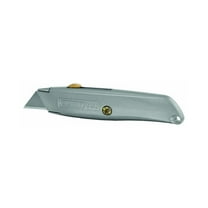 STANLEY 10-099, 6 in, 3 Blades Retractable Utility Knife Utility Knife 2 Pieces 2 Pack