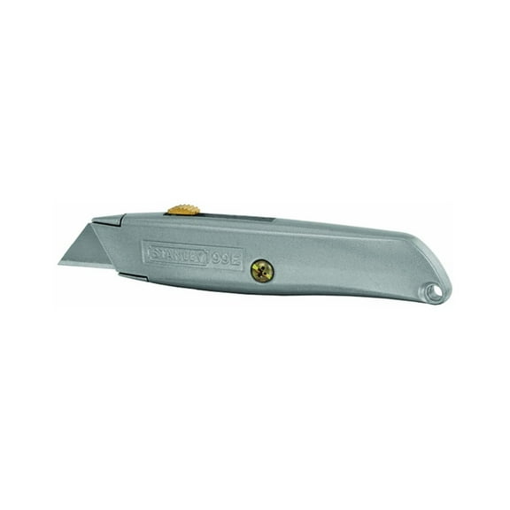 STANLEY 10-099, 6 in, 3 Blades Retractable Utility Knife Utility Knife 2 Pieces 2 Pack