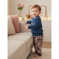 thumbnail image 5 of BemeyourBBs Toddler Baby Boy Valentines Day Outfits Hunting Duck Clothes Long Sleeve Embroidery Sweatshirt camouflage Pants Set Spring Fall Winter Clothes, 5 of 9