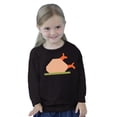 thumbnail image 3 of Awkward Styles Thanksgiving Toddler Long Sleeve Shirt Turkey Dinner Kids T-Shirt, 3 of 5