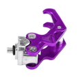 thumbnail image 1 of Aluminum Alloy Motorbike Motorcycle Helmet Bag Carry Holder Hanger Claw Shape Hook Purple, 1 of 2
