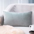 thumbnail image 1 of Fundas de almohada de terciopelo Cterwk con cremallera, fundas de almohada de lujo súper suaves para sofá cama, 1 of 6