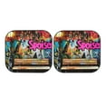 thumbnail image 7 of Haiem Graffiti Lamp Urban Scene Car Windshield Sun Shade (2 Pieces) Foldable Windshield Sun Shade Car Accessories for Truck SUV Pickup-Small, 7 of 7