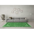 thumbnail image 3 of Ahgly Company Indoor Square Persian Emerald Green Traditional Area Rugs, 4' Square, 3 of 4