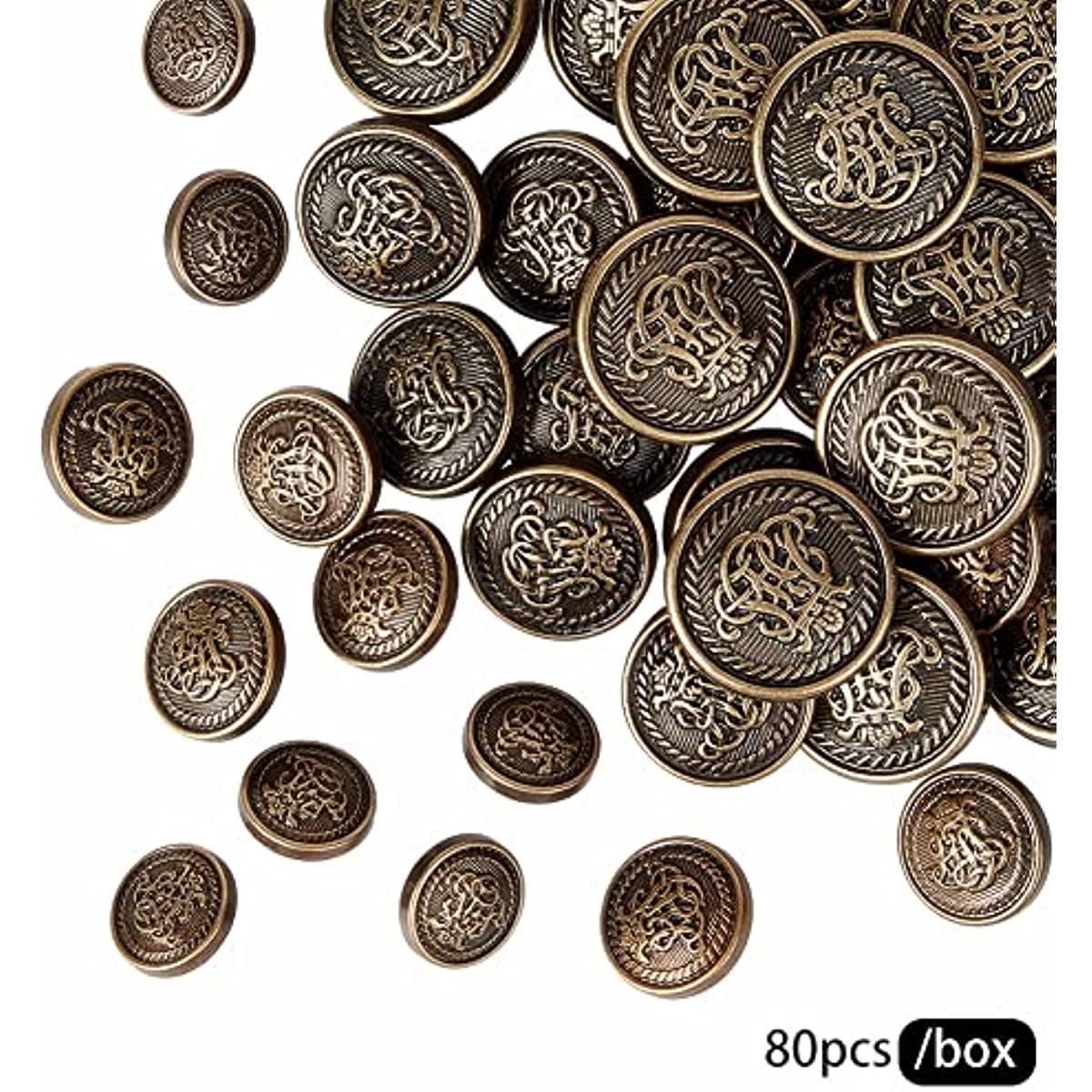 Vintage Heart Shaped Metal Buttons Coat Buttons For Women's - Temu