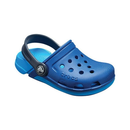 Blue Kids Clogs - Crocs Unisex Junior Electro III Clogs (Ages 7+)