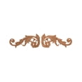 thumbnail image 1 of 2-1/2 in. x 5-1/2 in. x 3/8 in. Unfinished Small Hand Carved North American Solid Cherry Wood Onlay Acanthus Wood Scroll, 1 of 6