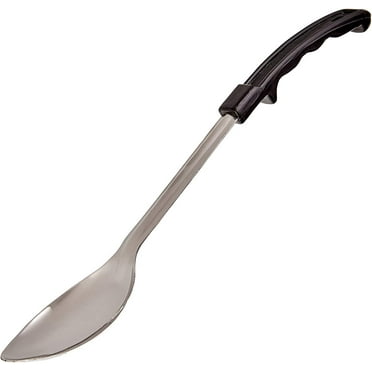 Winco BHOP-13 Basting Spoon with Stop-Hook Polypropylene Handle - Solid, 13 in. - Stainless Steel