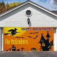 thumbnail image 4 of Theme Fabric Logo Poster Banner Background Hanging Pumpkin Bat Moon Used For Background Party Decoration1 Flags on, 4 of 5