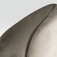 thumbnail image 4 of Silla Alta Terciopelo Taupe con Patas Doradas - Banco para Barra Moderno y Elegante Silla Alta para Cocina, Bar y Comedor, 4 of 6