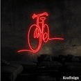 thumbnail image 3 of Craftnamesign Bicycles Neon Sign, Bike Shop LED Sign, Biker Room Decor, 3 of 4
