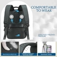 thumbnail image 3 of Mochila de viaje Lossga para Spirit Airlines 45x35x20 cm con USB, 3 of 7