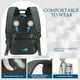 thumbnail image 3 of Mochila de viaje Lossga para Spirit Airlines 45x35x20 cm con USB, 3 of 7