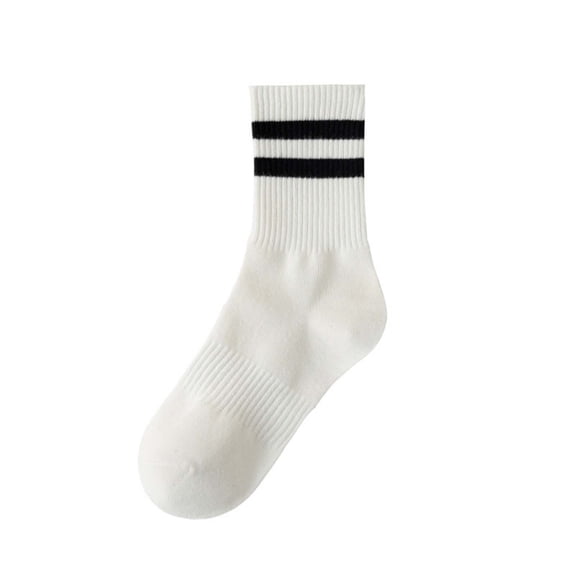 WMNTST Womens Above-Ankle Socks Striped Daily Sock Soft Trendy Classic Casual Sports Leisure Hosiery