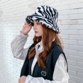 thumbnail image 1 of Sombrero Invierno Unisex Gorro de con Estampado Cálido para Mujeres Hombres Jóvenes Viajes Diarios con - , Negro, negro BLESIY Bucket Cap Mujeres Hombres, 1 of 7