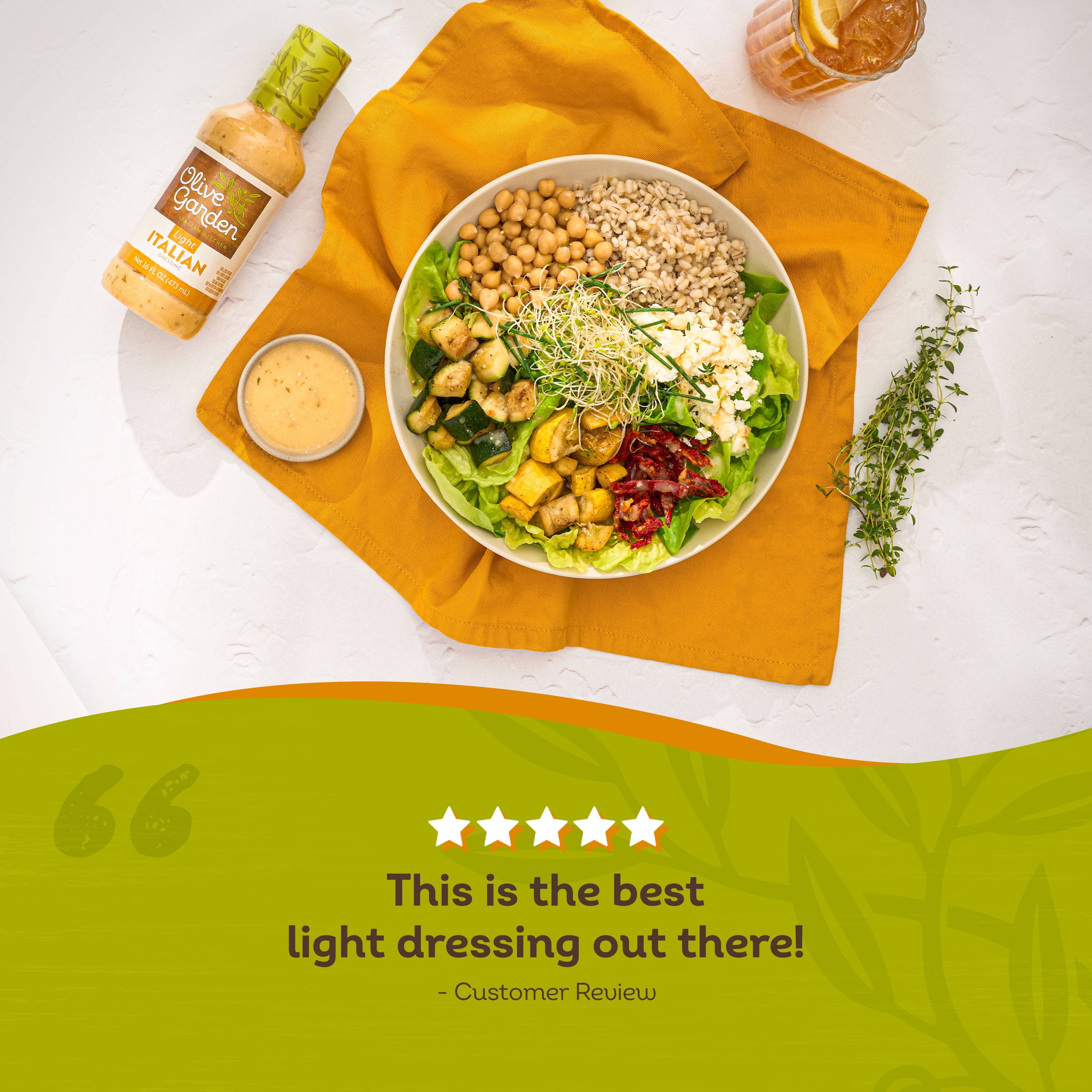 Olive Garden Light Italian Dressing, 16 fl. oz.