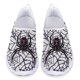 thumbnail image 1 of Zapatos casuales con estampado de araña aterradora de Halloween para mujer, zapatos planos deportivos populares para exteriores, zapatos de malla transpirables cómodos, regalo, 1 of 5