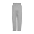 thumbnail image 5 of Sakmal Lightweight Womens Sweatpants Plus Size Wide Leg Boyfriend Pants Solid Elastic Waist Athletic Sweatpants for Women L, 5 of 6