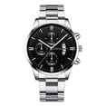 thumbnail image 1 of Sleek Minimalist Fashion With Steel Band Dial Men's Quartz Watch Gift Watch H, 1 of 6