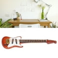 thumbnail image 4 of Mini Guitar Model, Lifelike Guitar Model 5.9in Beautiful Lines Coffee   For Music room For Bookcases, 4 of 8