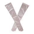 thumbnail image 1 of Kayso 30104PK Elbow Length Light Pink Satin Gloves, 1 of 1