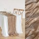 thumbnail image 1 of Bufanda de tela arrugada, bandera de mesa, bandera de mesa de fiesta, fiesta de cumpleaños, decoración de tela arrugada, hilo de cebada, toalla arrugada., 1 of 6
