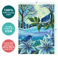 thumbnail image 4 of Tree-Free Greetings Holiday Greeting Card 12 Pack, 100% Recycled Paper, 5x7, Winter Birds (HP25228), 4 of 5