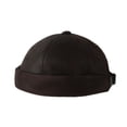thumbnail image 3 of WITHMOONS Brimless Watch Cap Docker Hat Harbour Leon Beanie YT51293 (Darkbrown), 3 of 5