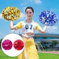 thumbnail image 2 of Baohd 2 Pieces Cheerleading Hand Ball Sports Match Cheerleader Handheld Party Solid Color Portable Club Gym Cheering Rose Red, 2 of 9