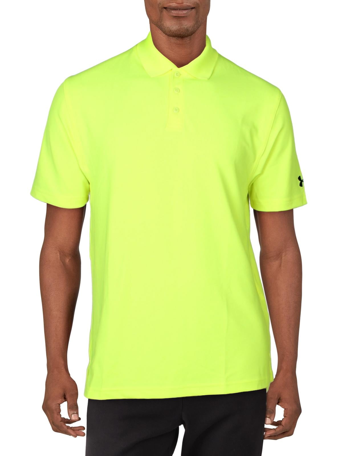 yellow golf shirt