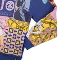thumbnail image 7 of Jojo's Bizarre Adventure Golden Wind Character Panel Long Sleeve Hooded Sweatshirt-3XL, 7 of 7