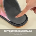 thumbnail image 6 of IAUYY Memory Foam House Slippers Suitable for Both Men and Women. Comfortable, Anti-Slip Plush Flat-Bottomed Slippers The Best Holiday Gift Tulips in Light Blue Tones, 6 of 9