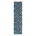 thumbnail image 3 of Unique Loom Trellis Shag Collection Area Rug - Ruth (2' x 8' Runner Navy Blue/Ivory), 3 of 11