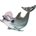 thumbnail image 2 of CafePress - PD Moreno's Dolphin Wearing A Tiara - Cute School Travel Backpack, 2 of 9