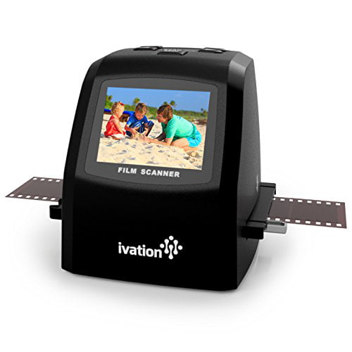 alkove Rede udstilling Ivation 22MP Digital Film Scanner and Converter, Includes Speed Load  Adapters for 35mm, 110 and 126 Negatives and Slides and Super 8 Films, 2.4  LCD Screen and BuiltIn Editing Software - Walmart.com