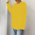 thumbnail image 4 of XuJwPNcy Womens Sweaters Oversized V Neck Long Sleeve Knit Sweaters Casual Baggy Knit Pullover Tops, 4 of 7