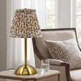 thumbnail image 5 of Lypsnake Fabric Floral Table Lamp, Pleated Cream Floral Lampshade Desk Lamp with Battery& USB Rechargeable, Rechargeable Decorative Bedside Lamp Night Light for Bedroom Living Room Side Table Decor, 5 of 7