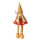 thumbnail image 2 of SUSUchens Muñeco de patas largas navideño, adorno festivo de tela, muñeco de pareja de hombrecitos de jengibre para una cálida decoración navideña para mujeres, 2 of 8