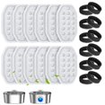 thumbnail image 2 of Paquete de 24 Filtros de Repuesto para Fuentes de Agua para Gatos y Esponjas de Prefiltro para Fuentes para Mascotas de Acero Inoxidable de 10 Oz/3,2 Pulgada, 2 of 6