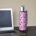thumbnail image 5 of Modern 20oz Stainless Steel Thermal Bottle with Tea Filter and Cup Lid, Vacuum Insulated Coffee Mug with 316L Inner Liner, Leakproof Travel Thermos for Office, Commute & Outdoor, 5 of 7
