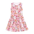 thumbnail image 3 of Suhoaziia Easter Egg Princess Dress Up for Girls Toddler Girls Dress Up Flared T-Shirt Dress Swing Skater Midi Dress,Rabbit Adorable Breathable Twirly Skater Dress Size 13-14 Years, 3 of 6
