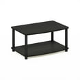 thumbnail image 3 of Furinno Turn-N-Tube 2-Tier Elevated TV Stands, Espresso/Black, 3 of 6