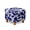 Cow Print White Blue, variant on SCRAWLGOD Marble Print Cyan Blue Ottoman Cover Stretch Square Ottoman Slipcovers Square Thick Ottomans Covers Slipcover for Ottomans Soft Foot Stool Cover with Elastic Bottom