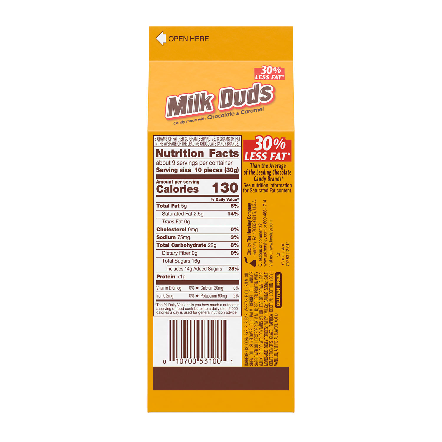 Milk Duds Chocolate and Caramel Candy, Box 10 oz - image 3 of 9